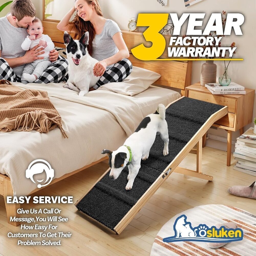 𝟐𝟎𝟐𝟓 𝐔𝐩𝐠𝐫𝐚𝐝𝐞𝐝 Dog Ramp for Couch, 49" - Picture 6 of 6